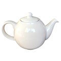 Tea pot isolated over white Royalty Free Stock Photo