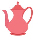 Tea Pot Isolated Vector Icon editable Royalty Free Stock Photo