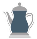 Tea Pot Isolated Vector Icon editable Royalty Free Stock Photo
