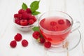 Tea raspberry Royalty Free Stock Photo