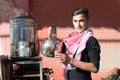 Tea Seller in Iraq Royalty Free Stock Photo