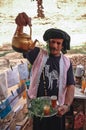 Tea seller in Tamerza Oasis, Tunisia