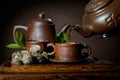 Tea service Royalty Free Stock Photo