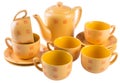 Tea sets. tea sets on a background Royalty Free Stock Photo