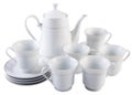 Tea sets. tea sets on a background Royalty Free Stock Photo