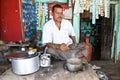 Tea shop in India Royalty Free Stock Photo
