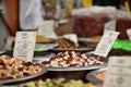 Tea sorts in Mahane Yehuda, shuk, Jewish grocery market in Jerusalem, Israel