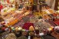 Tea, Spices and sweets in the turkish Bazaar of Istanbul, Turkey