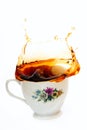 Tea splash