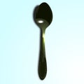 Tea spoon - realistic vector illustration.