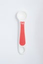 1/2 Tea spoon. White Measuring spoon Royalty Free Stock Photo