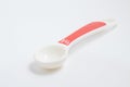1/2 Tea spoon. White Measuring spoon Royalty Free Stock Photo
