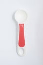 Tea spoon. White Measuring spoon Royalty Free Stock Photo