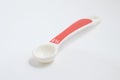 1/4 Tea spoon. White Measuring spoon Royalty Free Stock Photo