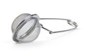 Tea strainer on a white Royalty Free Stock Photo