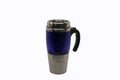 Tea thermos on white background Royalty Free Stock Photo