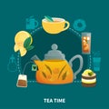 Tea Time Flat Composition