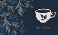 Tea Time. Hand drawn a cup of tea. Royalty Free Stock Photo