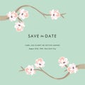 Tea tree - Save the date invitation