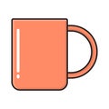 Tea vector flat color icon Royalty Free Stock Photo