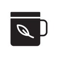 Tea vector glyph flat icon Royalty Free Stock Photo