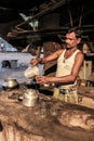 Tea Vendor in India Royalty Free Stock Photo