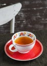 Tea in a vintage Cup Royalty Free Stock Photo