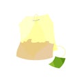 Teabag icon, cartoon style