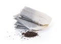 Teabag Isolated on white background Royalty Free Stock Photo