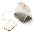 Teabag Isolated on White Background Royalty Free Stock Photo