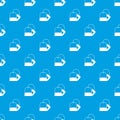 Teabag pattern seamless blue