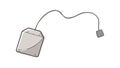 Teabag with Simple Square Label Design, vector design Generative AI Royalty Free Stock Photo