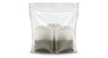Teabags in Clear Packaging Mockup Perfect for Branding and Design Royalty Free Stock Photo