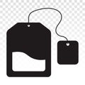 Teabags / tea bag flat vector icons for apps and websites