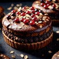 Teacake , traditional popular sweet dessert cake Royalty Free Stock Photo