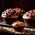 Teacake , traditional popular sweet dessert cake