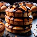 Teacake , traditional popular sweet dessert cake Royalty Free Stock Photo