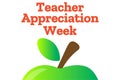 Teacher Appreciation Week. Holiday concept. Template for background, banner, card, poster with text inscription. Vector Royalty Free Stock Photo