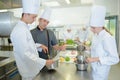 teacher and apprentices - whisk Royalty Free Stock Photo