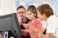 Teacher and children in classroom Royalty Free Stock Photo