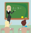 Teacher in Class Royalty Free Stock Photo
