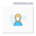 Teacher color icon