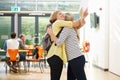 Teacher Congratulating Pupil On Successful Exam Result Royalty Free Stock Photo