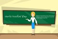 Teacher Day Holiday Woman School Class Board