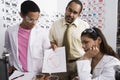 Teacher Giving Students A Failing Grade Royalty Free Stock Photo