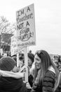 Teacher Protesting at March For Our Lives