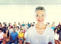 Teacher Large Group of Student Lecture Room Concept Royalty Free Stock Photo