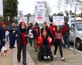 Teacher protest walkout, Oakland, CA