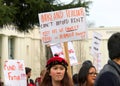 Teacher protest walkout, Oakland, CA