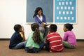 Teacher Reading to Students Royalty Free Stock Photo